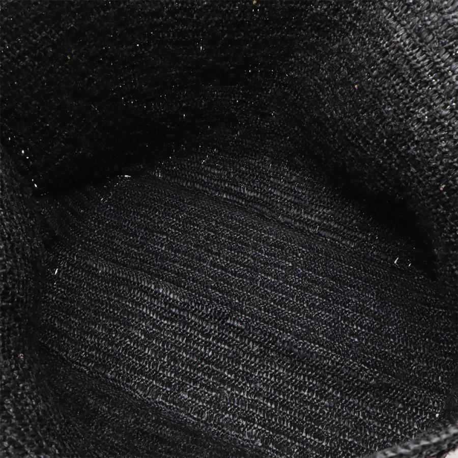 LOEWE ロエベ FOLD SHOPPER フォールドショッパー ショルダーバッグ かごバッグ カゴバッグ ラフィア ブラック 黒 B507X23X10 | LOEWE | 04