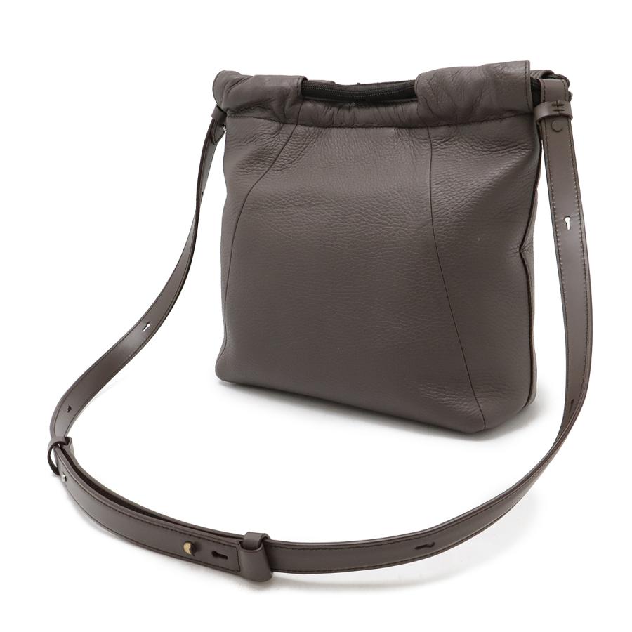 Maison Margiela メゾン マルジェラ 5AC ソフト ドローストリング スモール ショルダーバッグ ディアレザー モカグレー系 シルバー金具 SB1WG0044 |  | 01