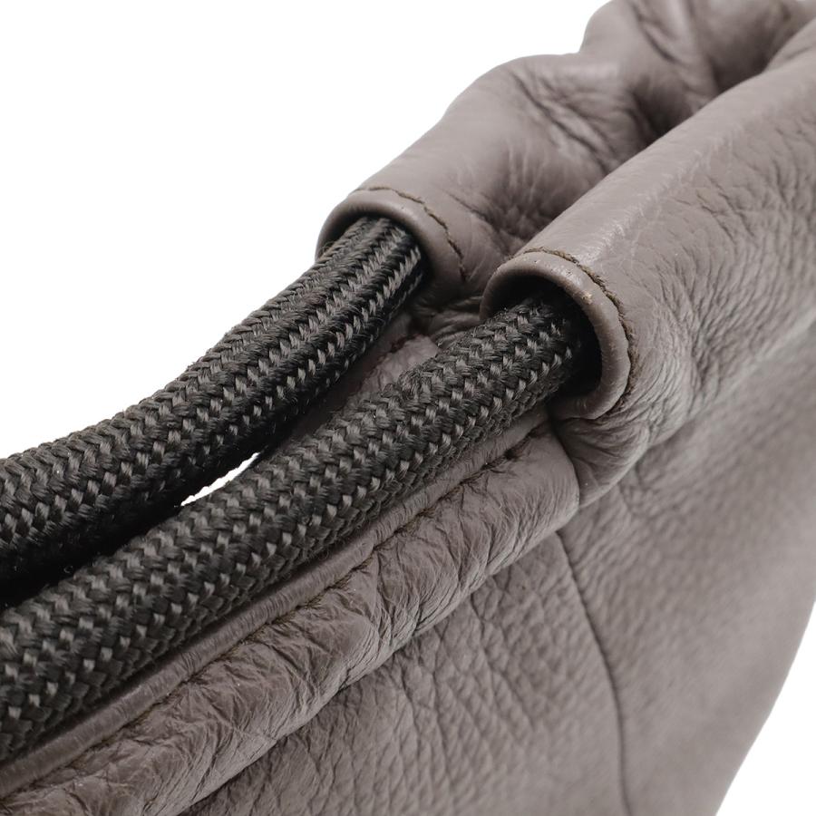 Maison Margiela メゾン マルジェラ 5AC ソフト ドローストリング スモール ショルダーバッグ ディアレザー モカグレー系 シルバー金具 SB1WG0044 |  | 04