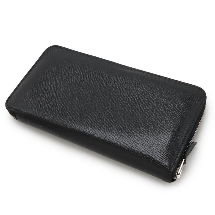 HERMES エルメス アザップロング クラシック ラウンドファスナー 長財布 ヴォーエプソン レザー ブラック 黒 シルバー金具 □O刻印 | HERMES | 01