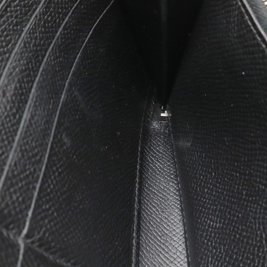 HERMES エルメス アザップロング クラシック ラウンドファスナー 長財布 ヴォーエプソン レザー ブラック 黒 シルバー金具 □O刻印 | HERMES | 07