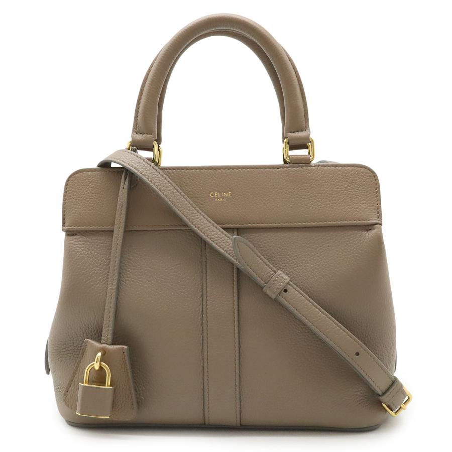 CELINE カバ ドゥ フランス スモール ハンドバッグ pebble ぺブル CELINE（セリーヌ） カバ ドゥ フランス スモール ハンドバッグ ミニ