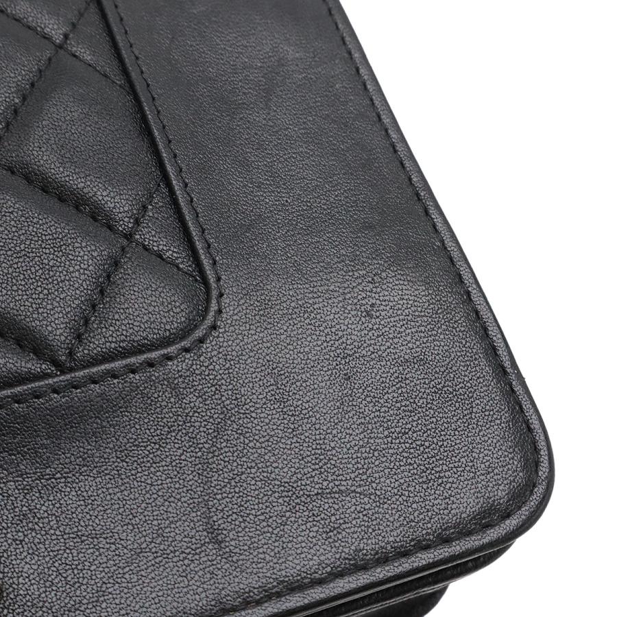 CHANEL シャネル マドモアゼル ヴィンテージ マトラッセ チェーンウォレット ショルダーバッグ ポシェット レザー ブラック シルバー金具 A80972 | CHANEL | 03