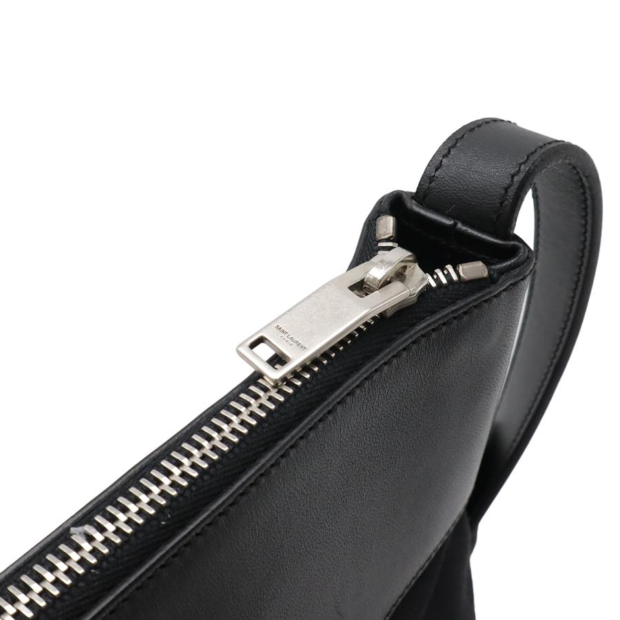 SAINT LAURENT PARIS サン ローラン パリ YSL イブサンローラン ワンショルダー ショルダーバッグ 斜め掛け キャンバス ブラック 黒 |  | 03
