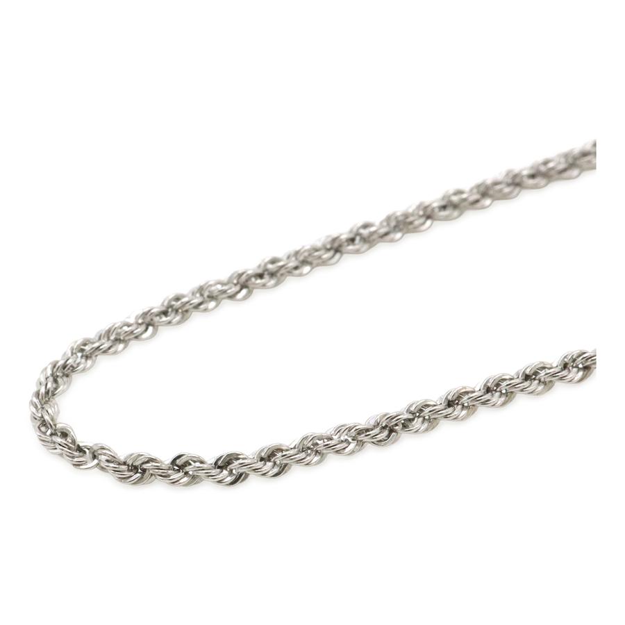 FRED フレッド フォース10 チェーン ネックレス ロープチェーン K18WG 750WG Au750 ホワイトゴールド チェーンのみ | Fred | 01
