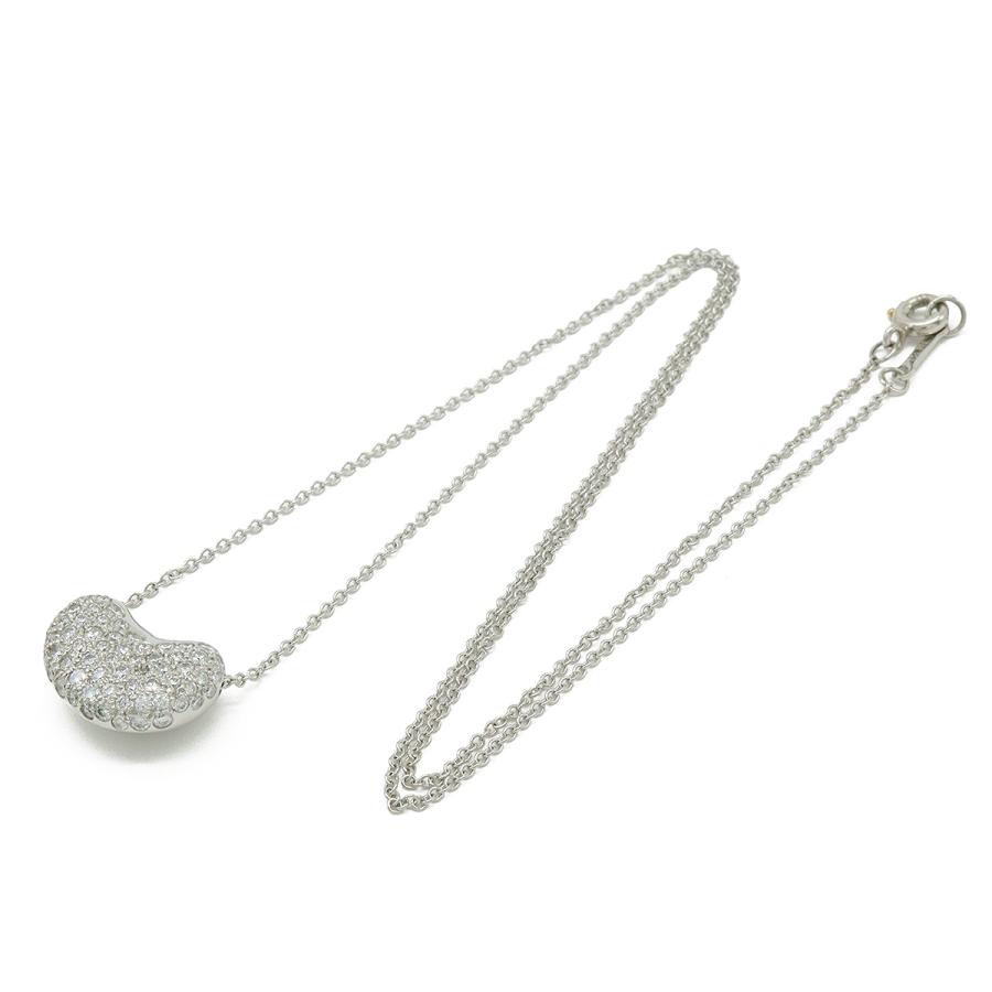TIFFANY&Co. ティファニー エルサ ペレッティ ビーン デザイン ペンダント パヴェダイヤ Pt950 プラチナ ダイヤモンド | TIFFANY&Co. | 01
