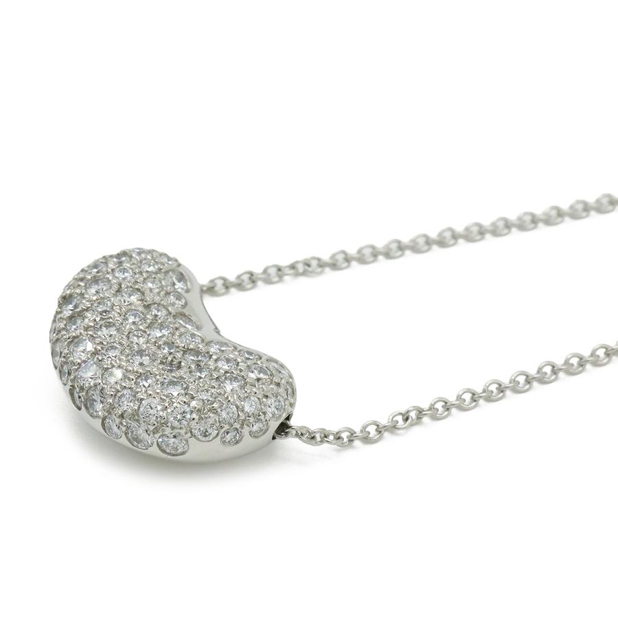 TIFFANY&Co. ティファニー エルサ ペレッティ ビーン デザイン ペンダント パヴェダイヤ Pt950 プラチナ ダイヤモンド | TIFFANY&Co. | 02