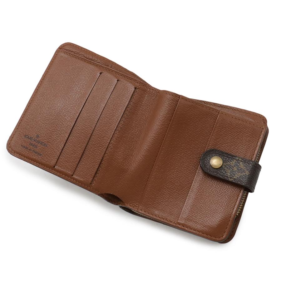 LOUIS VUITTON ルイ ヴィトン モノグラム コンパクトジップ コの字型 2つ折ファスナー財布 二つ折り財布 ベタなし M61667 | LOUIS VUITTON | 04