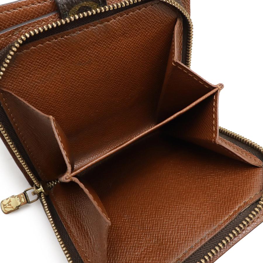 LOUIS VUITTON ルイ ヴィトン モノグラム コンパクトジップ コの字型 2つ折ファスナー財布 二つ折り財布 ベタなし M61667 | LOUIS VUITTON | 07