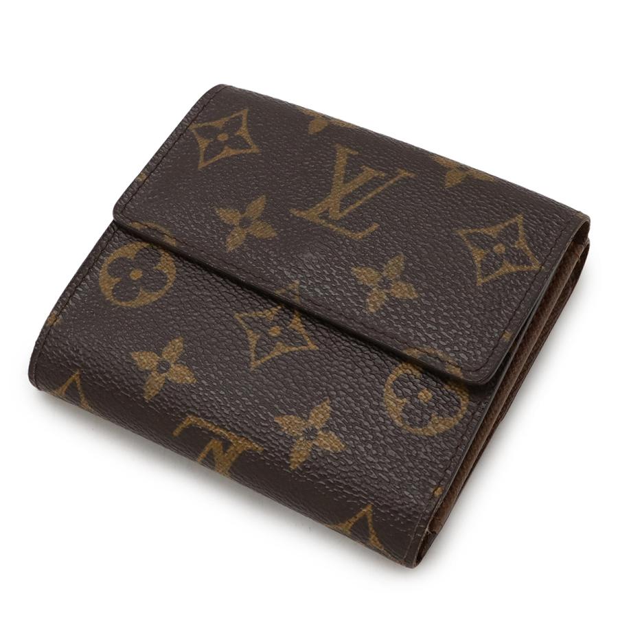LOUIS VUITTON ルイ ヴィトン モノグラム ポルトフォイユ エリーズ ２つ折財布 二つ折り Wホック財布 ダブルホック イニシャル入り M61654 | LOUIS VUITTON | 01