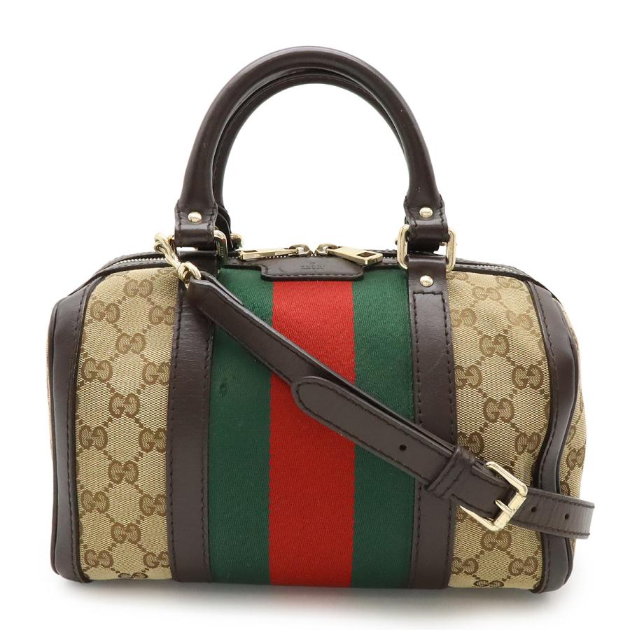 GUCCI（グッチ） GGキャンバス シェリーライン ハンドバッグ ミニ