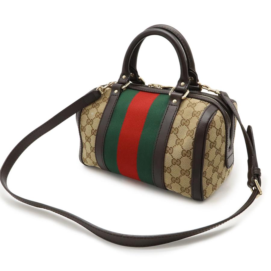 GUCCI（グッチ） GGキャンバス シェリーライン ハンドバッグ ミニ
