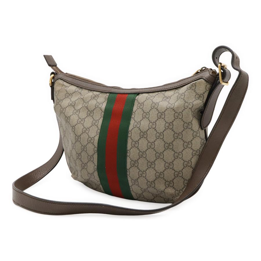 GUCCI グッチ オフィディア GGスプリーム ミディアム ショルダーバッグ PVC　レザー ベージュ モカブラウン 598125 | GUCCI | 01