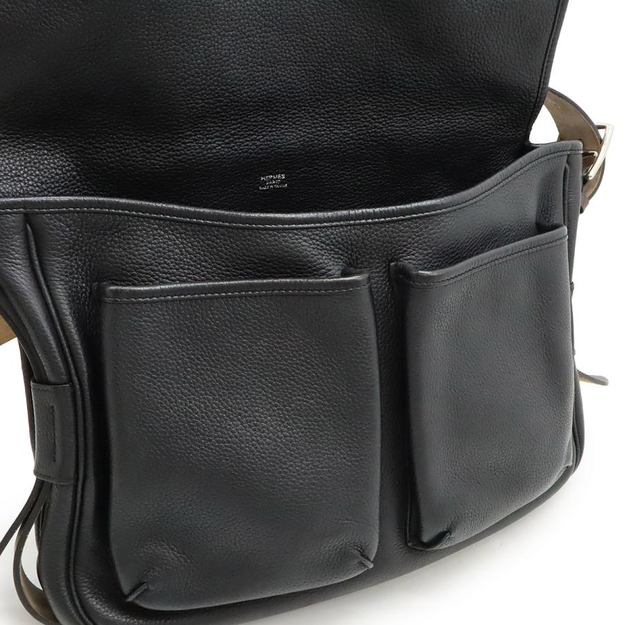 HERMES エルメス バルダ35 ショルダーバッグ メッセンジャーバッグ 斜め掛け トリヨンクレマンス レザー ブラック 黒 □R刻印 | HERMES | 06