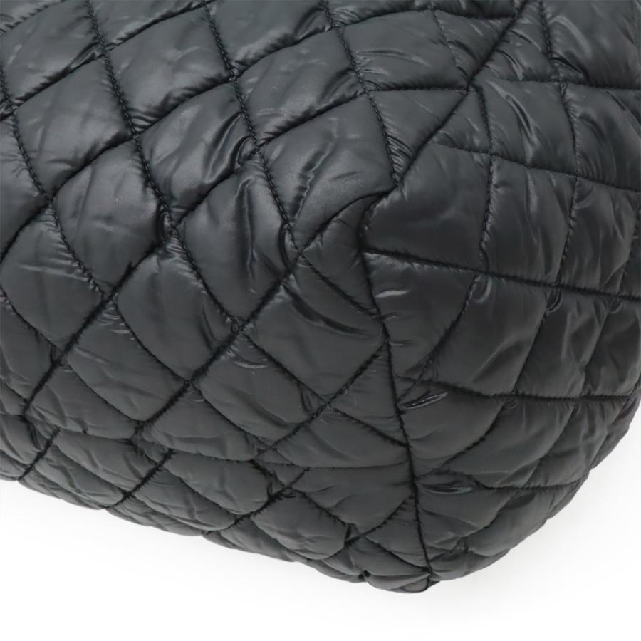 CHANEL シャネル コココクーン ココマーク ハンドバッグ ミニボストンバッグ キルティング ナイロン レザー ブラック 黒 A47205 | CHANEL | 02