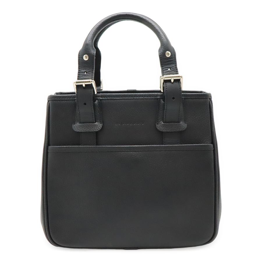 Burberry ハンドバッグ BURBERRY（バーバリー） ハンドバッグ トートバッグ レザー ブラック