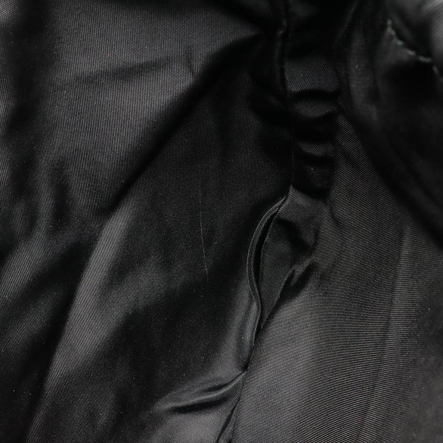 PRADA プラダ ビーズロゴ 巾着バッグ ショルダーバッグ セミショルダー 肩掛け ナイロン NERO 黒 ブラック | PRADA | 05