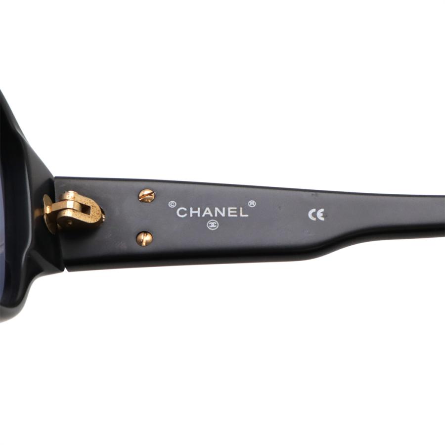 CHANEL シャネル ココマーク サングラス スモーク ブラック 黒 ゴールド金具 01452 | CHANEL | 03