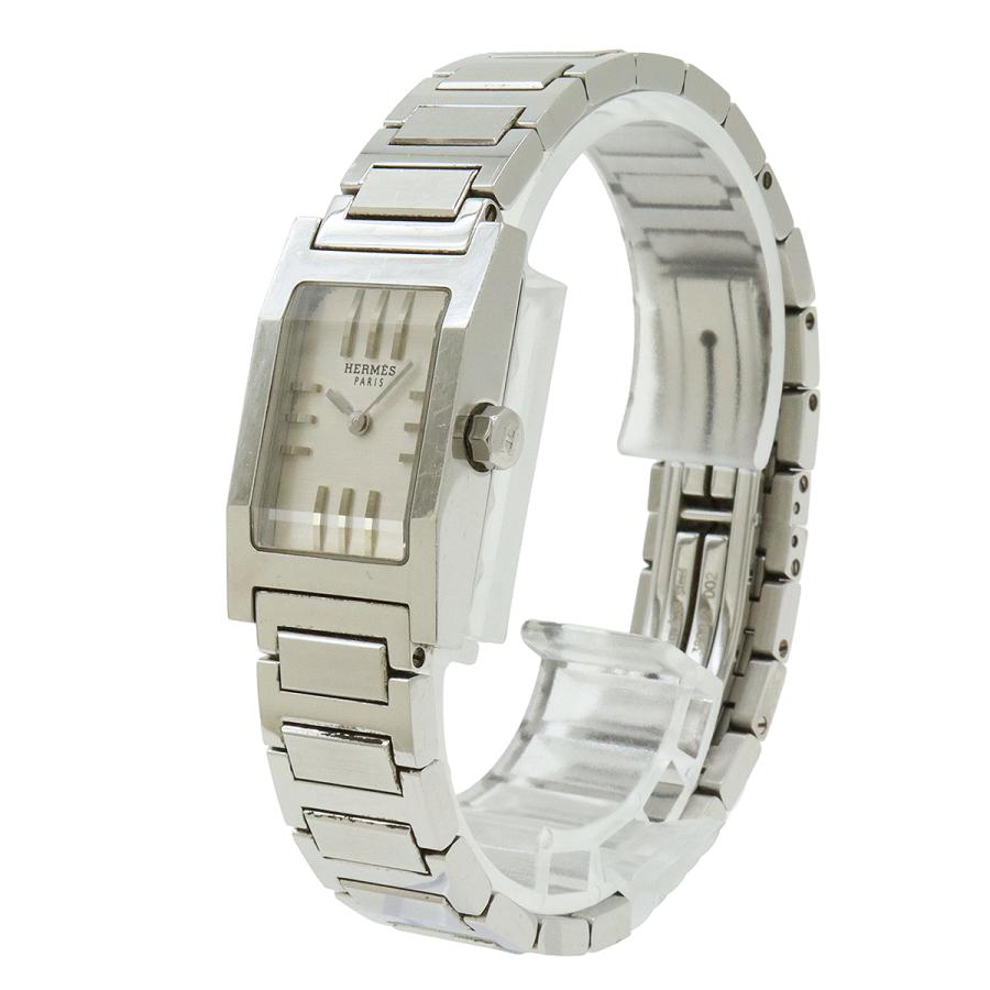 HERMES エルメス タンデム シルバー文字盤 SS レディース QZ クォーツ 腕時計 TA1.210 | HERMES | 01