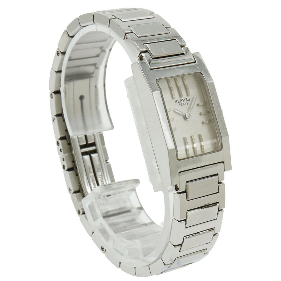 HERMES エルメス タンデム シルバー文字盤 SS レディース QZ クォーツ 腕時計 TA1.210 | HERMES | 02
