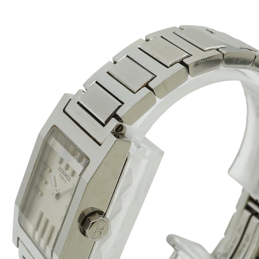 HERMES エルメス タンデム シルバー文字盤 SS レディース QZ クォーツ 腕時計 TA1.210 | HERMES | 04