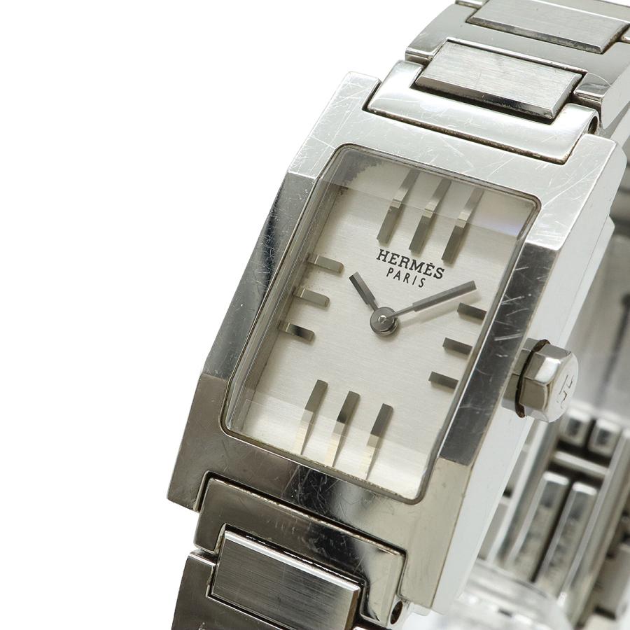 HERMES エルメス タンデム シルバー文字盤 SS レディース QZ クォーツ 腕時計 TA1.210 | HERMES | 05