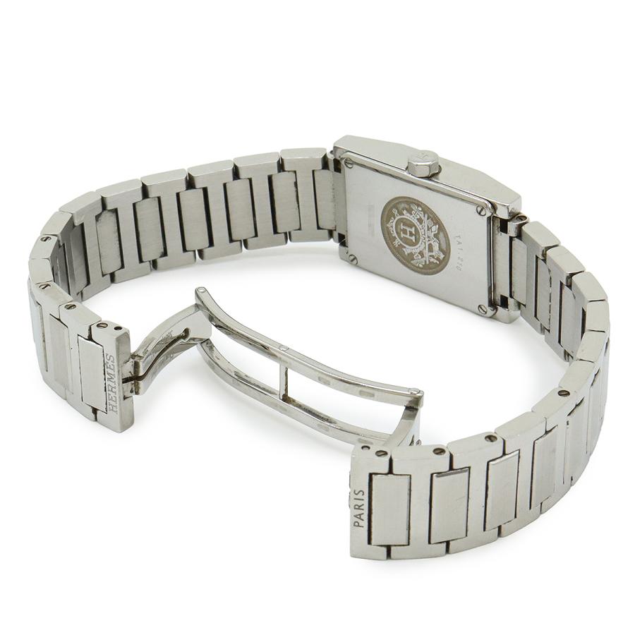 HERMES エルメス タンデム シルバー文字盤 SS レディース QZ クォーツ 腕時計 TA1.210 | HERMES | 07