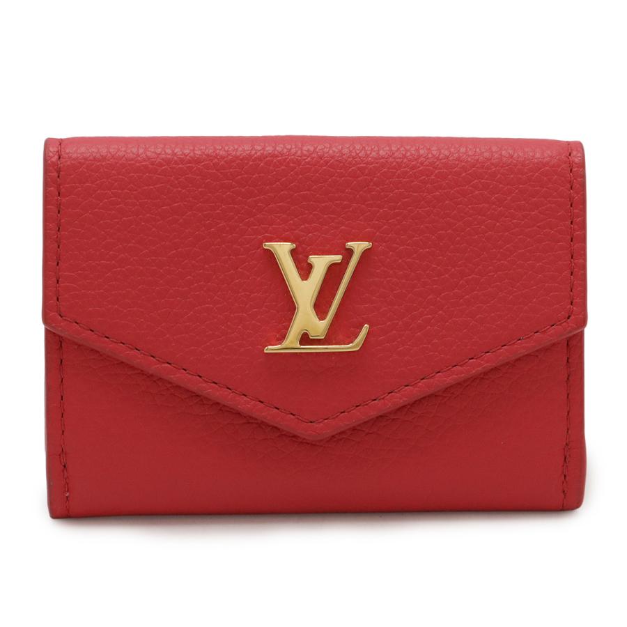 LOUIS VUITTON ルイ ヴィトン ポルトフォイユ ロックミニ 3つ折財布 三つ折り財布 コンパクトウォレット レザー フューシャ ピンク | LOUIS VUITTON