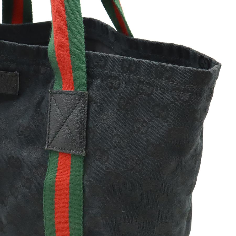 GUCCI グッチ GGキャンバス シェリーライン トートバッグ ショルダーバッグ 肩掛け レザー ブラック 黒 グリーン 緑 レッド 赤 189669 | GUCCI | 05
