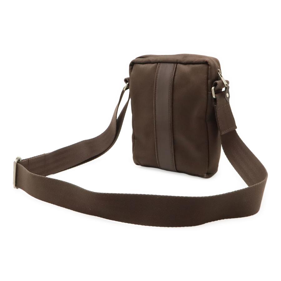 HERMES エルメス アカプルコ バンドリエールPM ショルダーバッグ ポシェット 斜め掛け トワルシェブロン レザー ダークブラウン 茶 | HERMES | 01