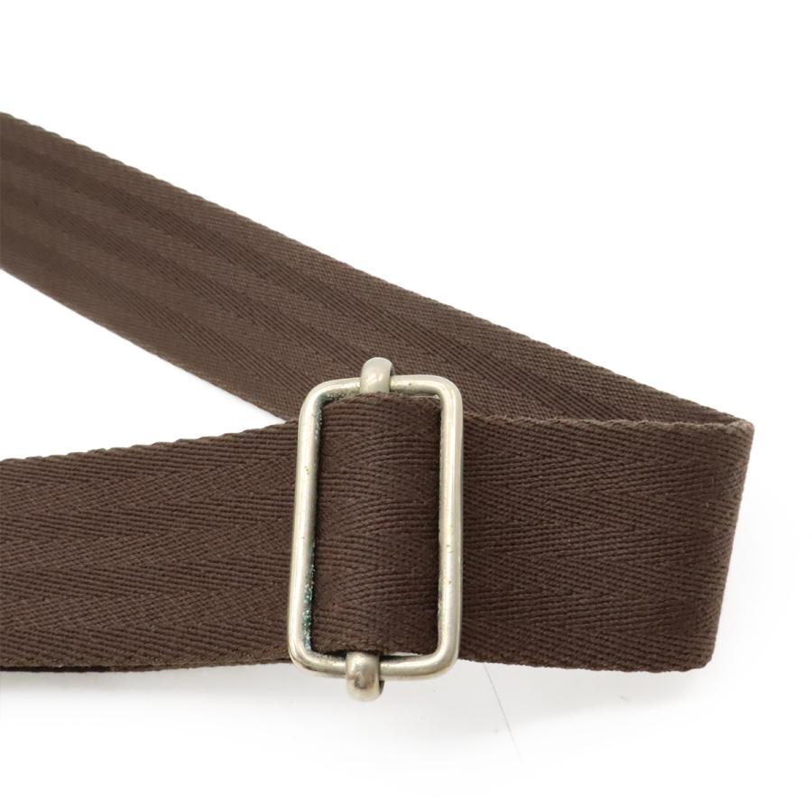 HERMES エルメス アカプルコ バンドリエールPM ショルダーバッグ ポシェット 斜め掛け トワルシェブロン レザー ダークブラウン 茶 | HERMES | 04