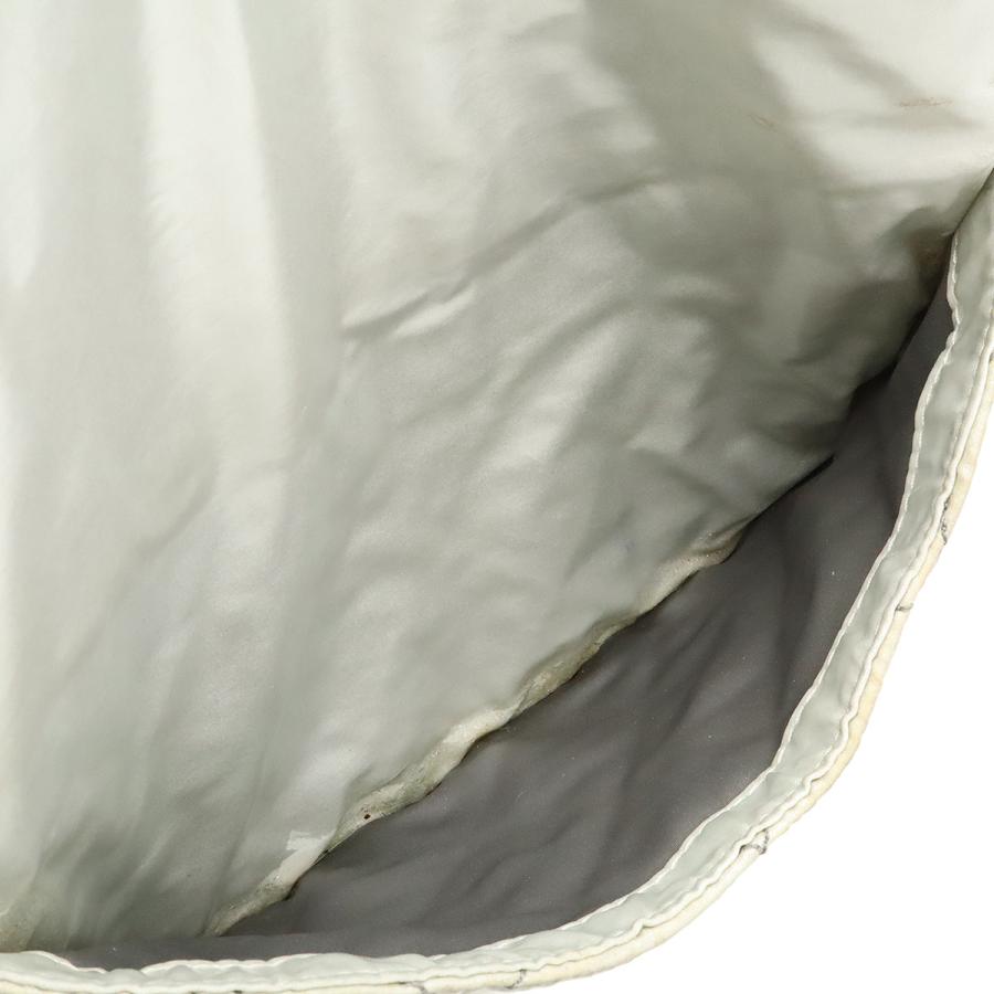 CHANEL シャネル ココマーク ファー 巾着 チェーンショルダー ショルダーバッグ 肩掛け ナイロン ファー メタリック シルバー | CHANEL | 08