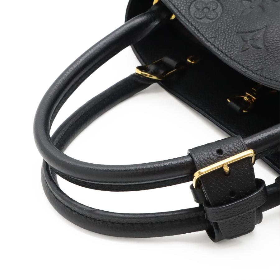 ★【ほぼ未使用】 ルイヴィトン アンプラント モンテーニュMM ハンドバッグ 黒 LOUIS VUITTON（ルイ・ヴィトン） ルイ ヴィトン モノグラムアン