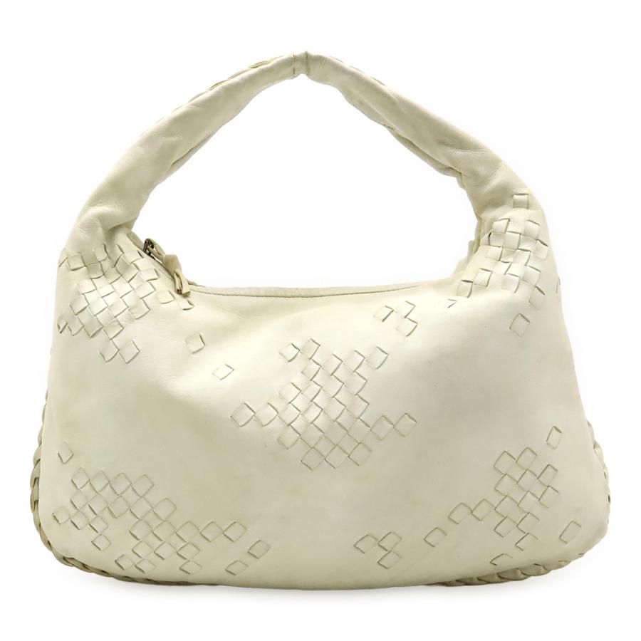 BOTTEGA VENETA ボッテガ ヴェネタ イントレチャート ショルダーバッグ ワンショルダー セミショルダー ハンドバッグ レザー ホワイト 白 BOTTEGA VENETA（ボッテガ・ヴェネタ） ボッテガ ヴェネタ イントレ
