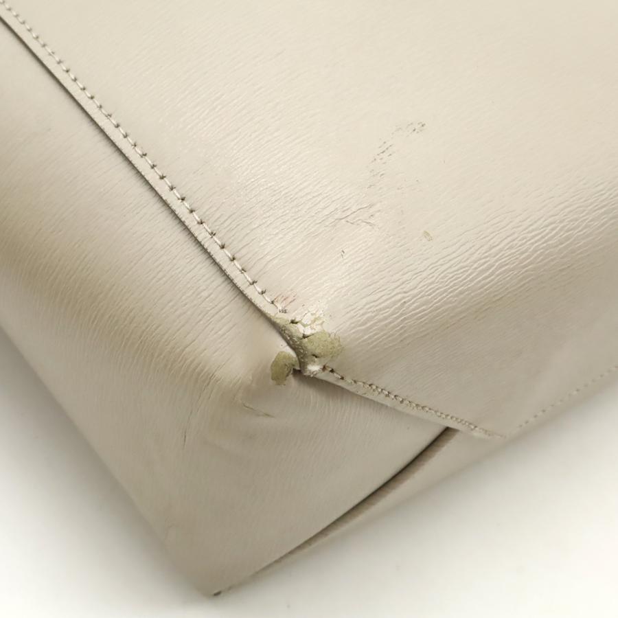 CELINE セリーヌ バーティカル カバ スモール トートバッグ ハンドバッグ 2WAY ショルダーバッグ レザー ライトグレー 176183 CELINE（セリーヌ） バーティカル カバ スモール トートバッグ