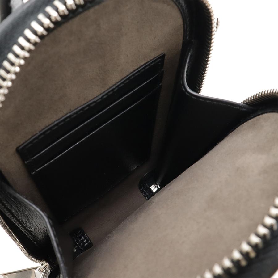 GUCCI グッチ GGスプリーム フォンホルダー ショルダーバッグ ショルダーポーチ スマホポーチ PVC レザー ブラック 黒 グレー 724357 | GUCCI | 05