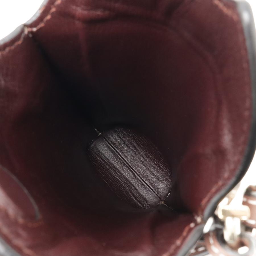 LOEWE ロエベ アナグラム ゲートポケット ショルダーバッグ ショルダーポーチ ポシェット ソフトカーフ レザー ラスト ブラウン | LOEWE | 04