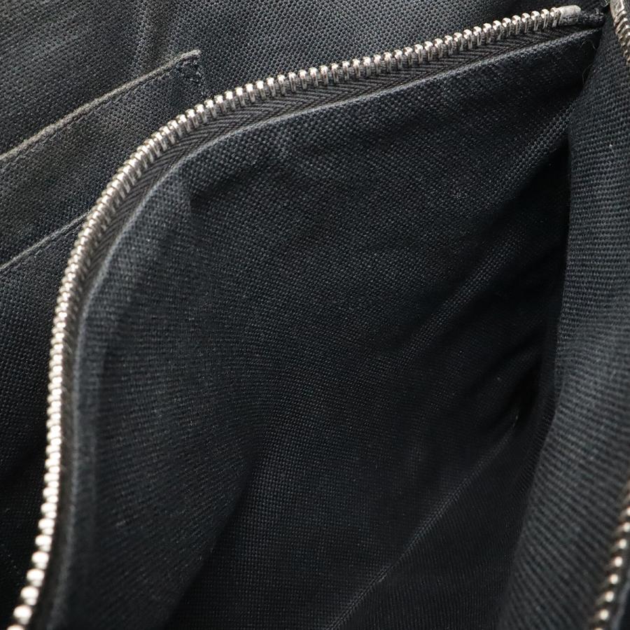 GUCCI グッチ GGスプリーム ウェブライン メッセンジャーバッグ ショルダーバッグ 2WAY クラッチバッグ PVC レザー ブラック グレー | GUCCI | 08