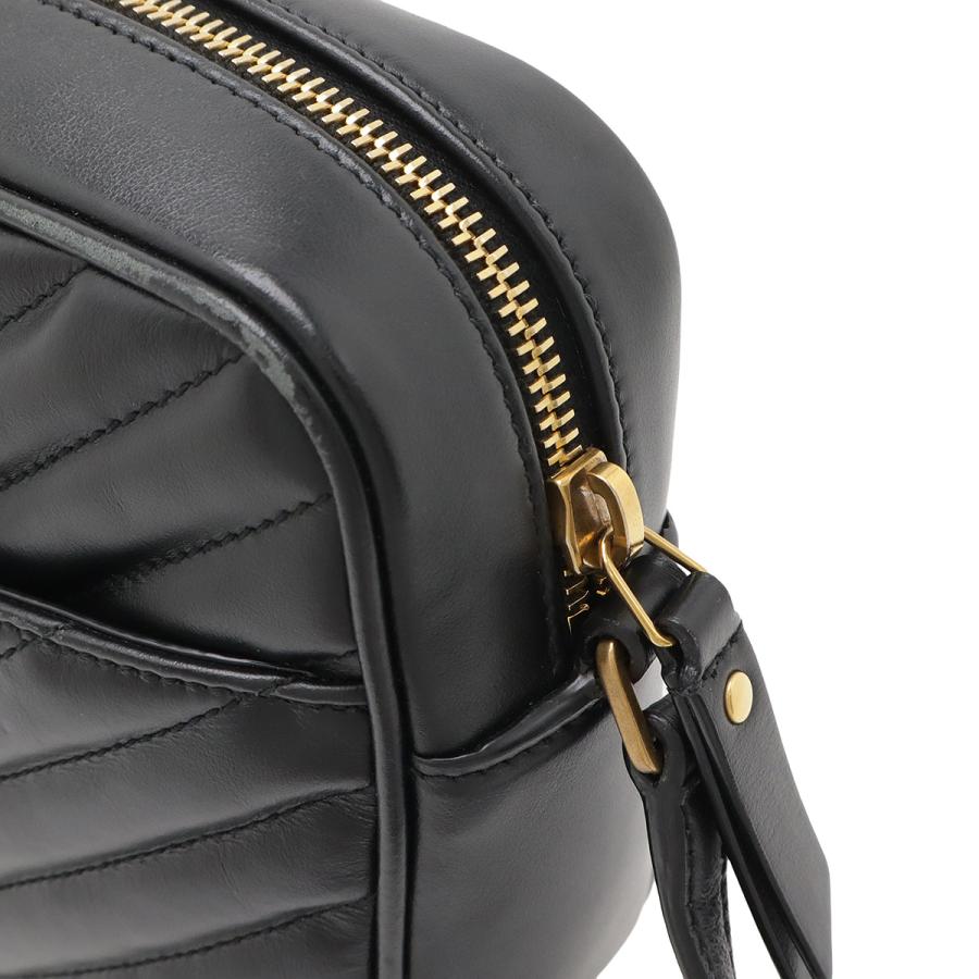 YSL イヴ・サンローラン LOU カメラバッグ ブラック ゴールド金具 SAINT LAURENT PARIS サン ローラン パリ イブサンローラン YSL ルー