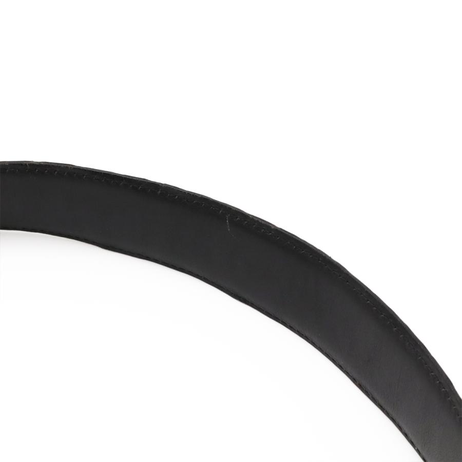 Cartier カルティエ サントス マスト ベルト クロコダイル レザー ブラック 黒 シルバー金具 ゴールド金具 実寸約84cm カット済 | Cartier | 05