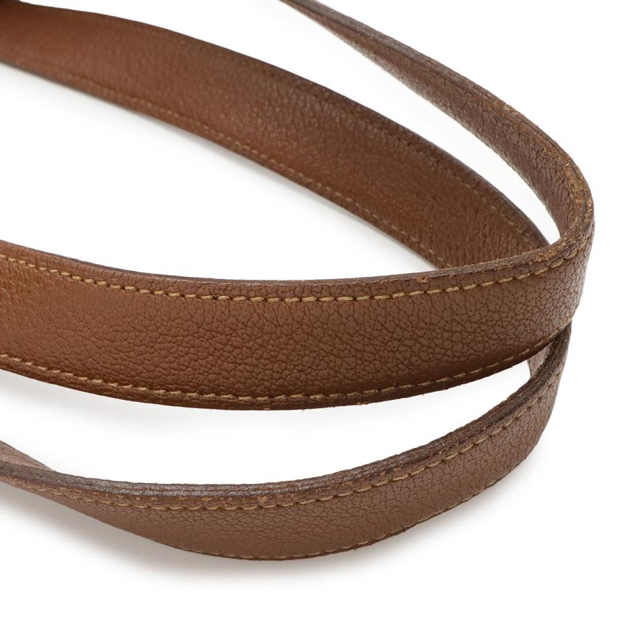 HERMES エルメス カリカット トートバッグ ショルダーバッグ プリーツデニム レザー ネイビー 紺 ブラウン 茶 □L刻印 | HERMES | 04