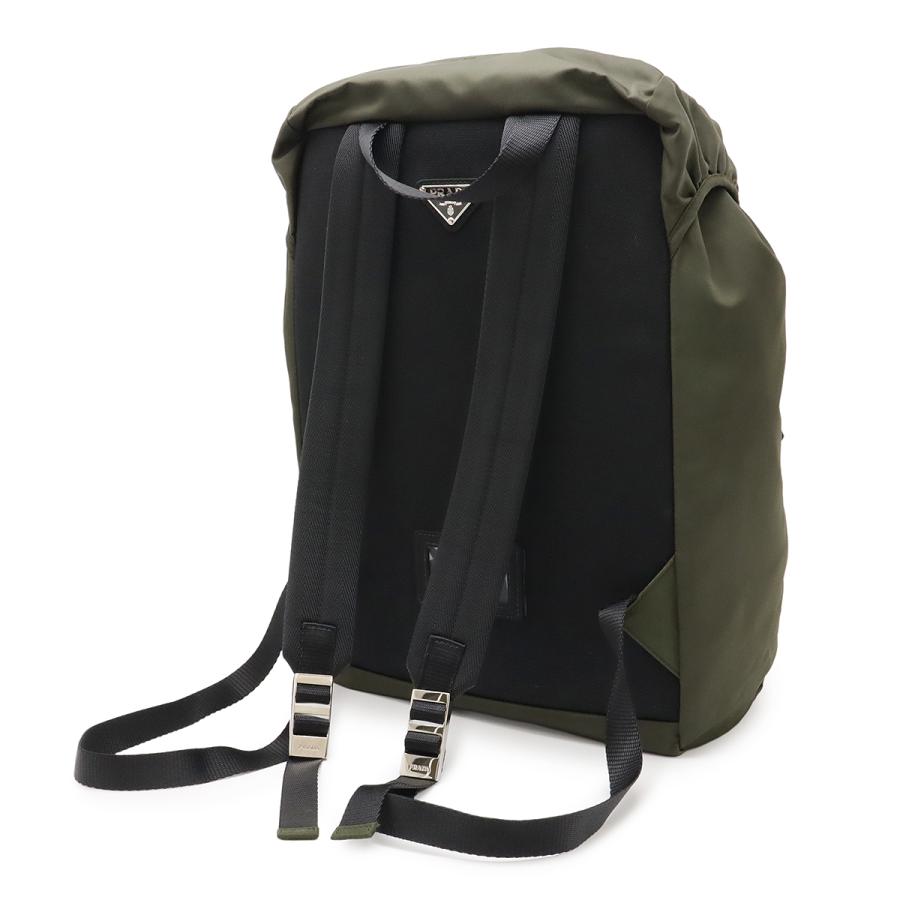 PRADA プラダ リュックサック バックパック デイパック ナイロン MIMETICO カーキ シルバー金具 V135 | PRADA | 01