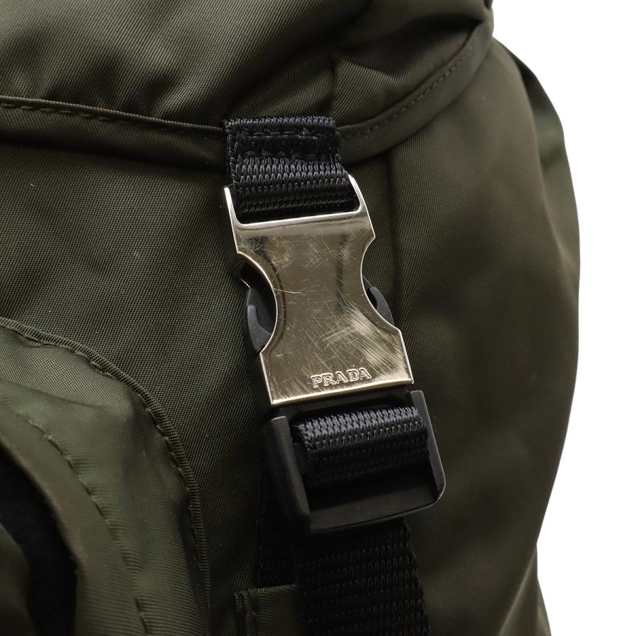 PRADA プラダ リュックサック バックパック デイパック ナイロン MIMETICO カーキ シルバー金具 V135 | PRADA | 03