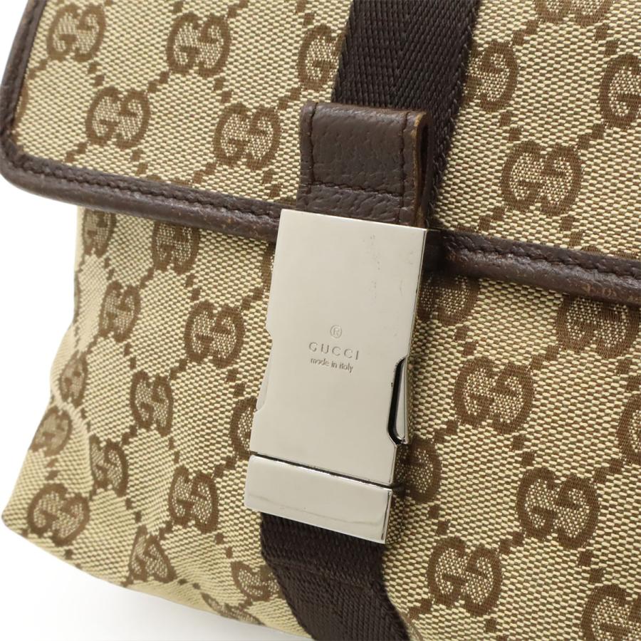 GUCCI（グッチ） GGキャンバス ボディバッグ ウエストポーチ ウエスト