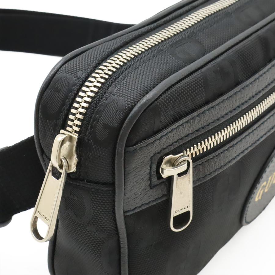 GUCCI グッチ Gucci Off The Grid オフザグリッド ベルトバッグ ボディバッグ ウエストバッグ ナイロンキャンバス レザー ブラック 黒 631341 GUCCI（グッチ） Gucci Off The Grid オフ ザ グリッド ベルトバッグ