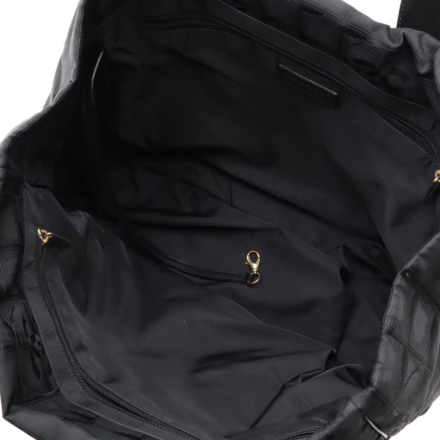 CHANEL シャネル ニュートラベルライン Newトラベルライン トートMM トートバッグ ナイロン ブラック 黒 ブラウン ゴールド金具 A15991 | CHANEL | 04