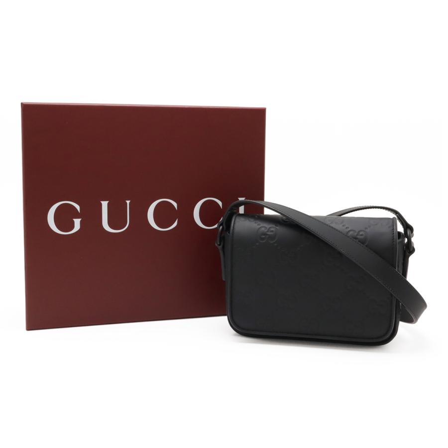 GUCCI（グッチ） GGラバーエフェクト スーパーミニバッグ ショルダー
