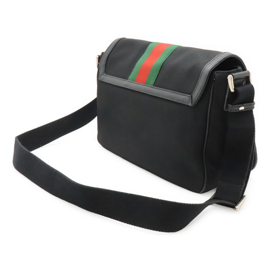 GUCCI グッチシマ シェリーライン ショルダーバッグ メッセンジャーバッグ GUCCI（グッチ） ウェブストライプ シェリーライン メッセンジャー