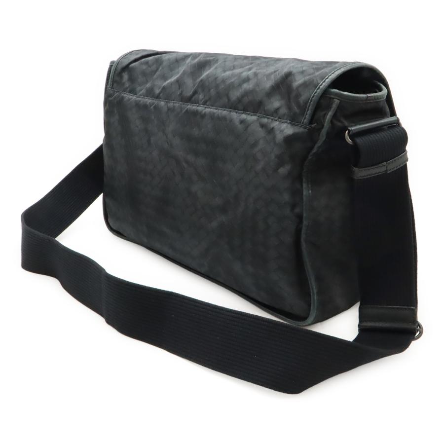 BOTTEGA VENETA ボッテガ ヴェネタ ボッテガベネタ イントレッチオ リュージョン ガルデーナ メッセンジャーバッグ ナイロン ダークグレー BOTTEGA VENETA（ボッテガ・ヴェネタ） ボッテガ ヴェネタ ボッテガ