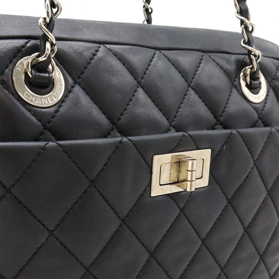 シャネル 2.55  マトラッセ チェーンショルダー カメラバッグ アイコ CHANEL - シャネル 2.55 マトラッセ チェーンショルダー カメラバッグ